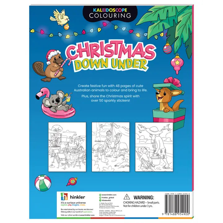 Sticker Colouring Christmas Down Under