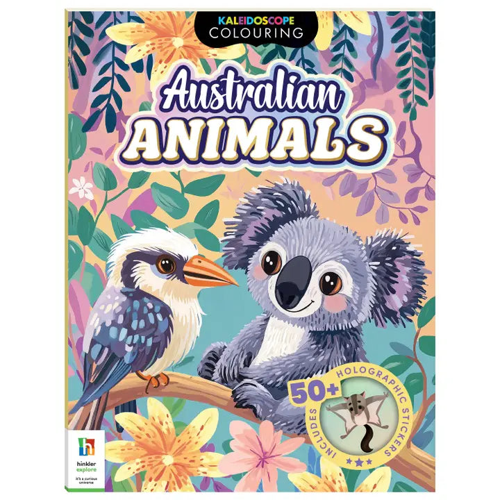 Sticker Colouring Book Australian Animals