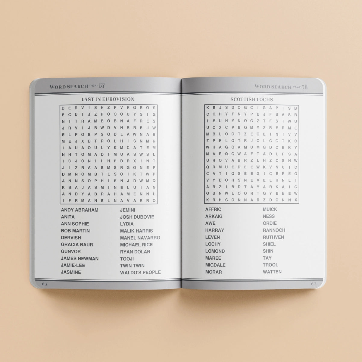 Classic Puzzles Word Search