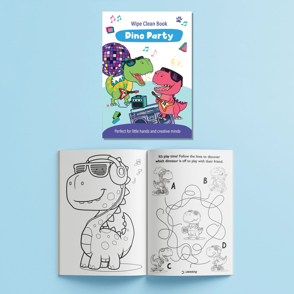 Dino Party Silicone Games Mat