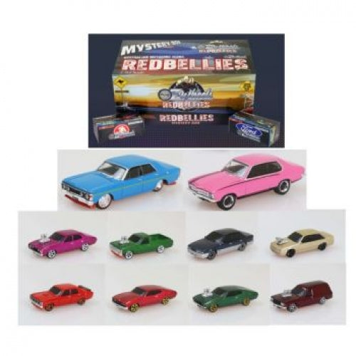 1:64 Holden/Ford "Red Bellies" - Oz Wheels Die Cast Car Ford Holden
