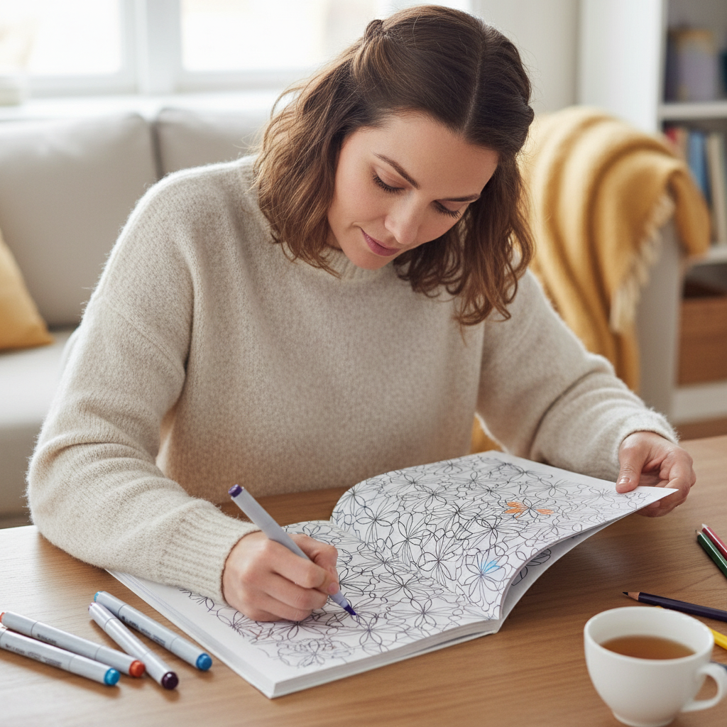 Adult Colouring Book – Pretty Patterns