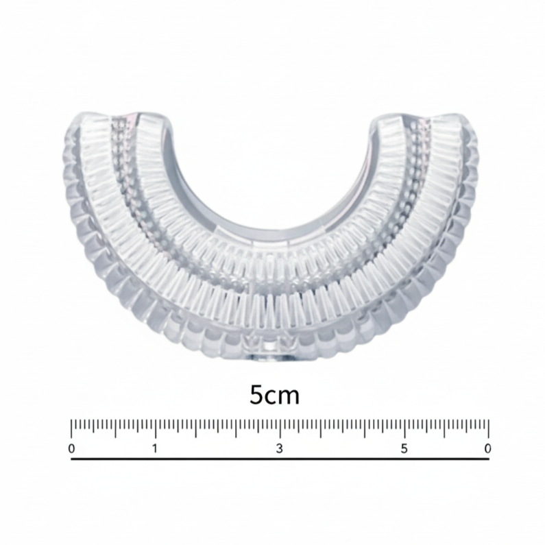 Cheeky Dinosaur U-Shaped Toothbrush Toddler Green