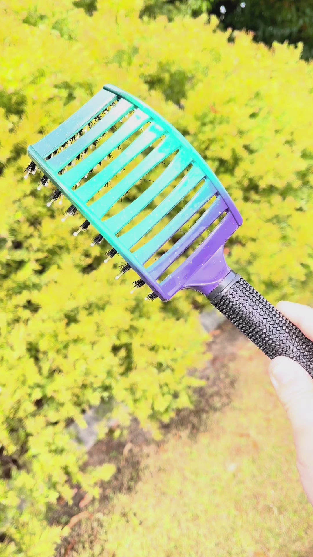 Sensory Hairbrush Green