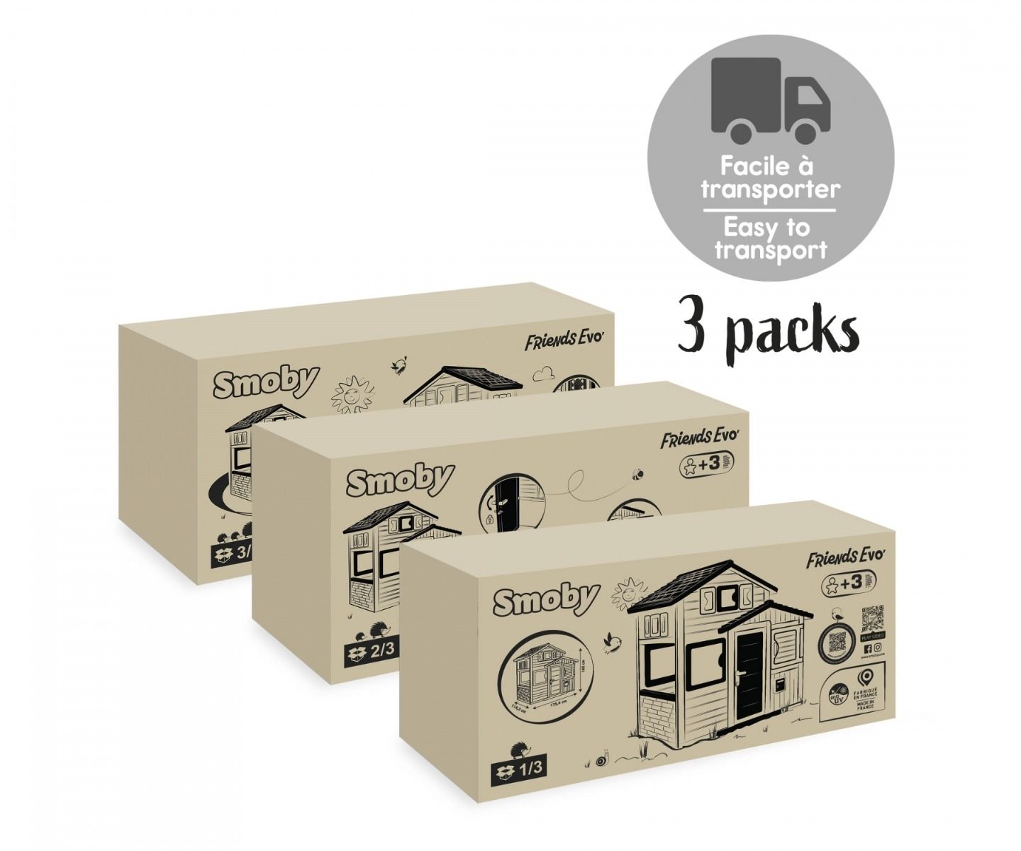 SMOBY Friends Evo Playhouse XL