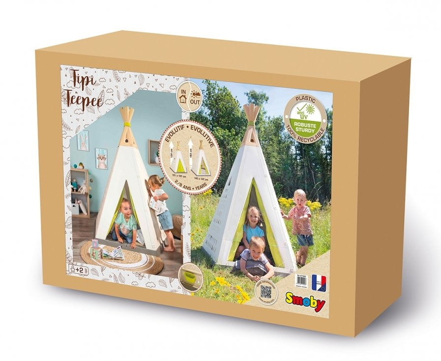 SMOBY Kids Adjustable Teepee Playhouse (1.8m Tall)
