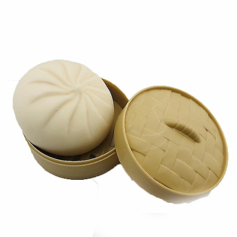 Steamed Bun Dumpling Squishy in Basket