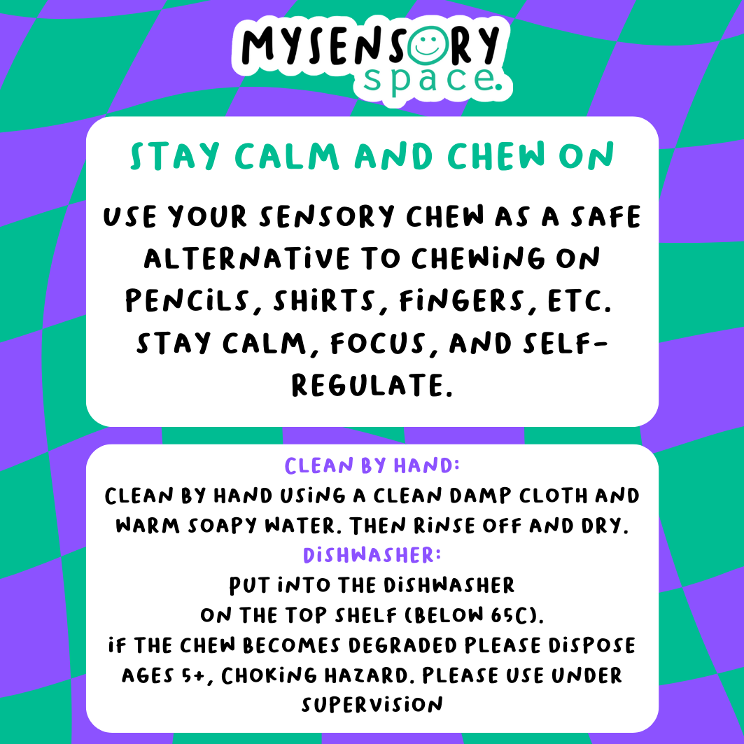 Pillar Sensory Chew Necklace - Free Hygiene Case