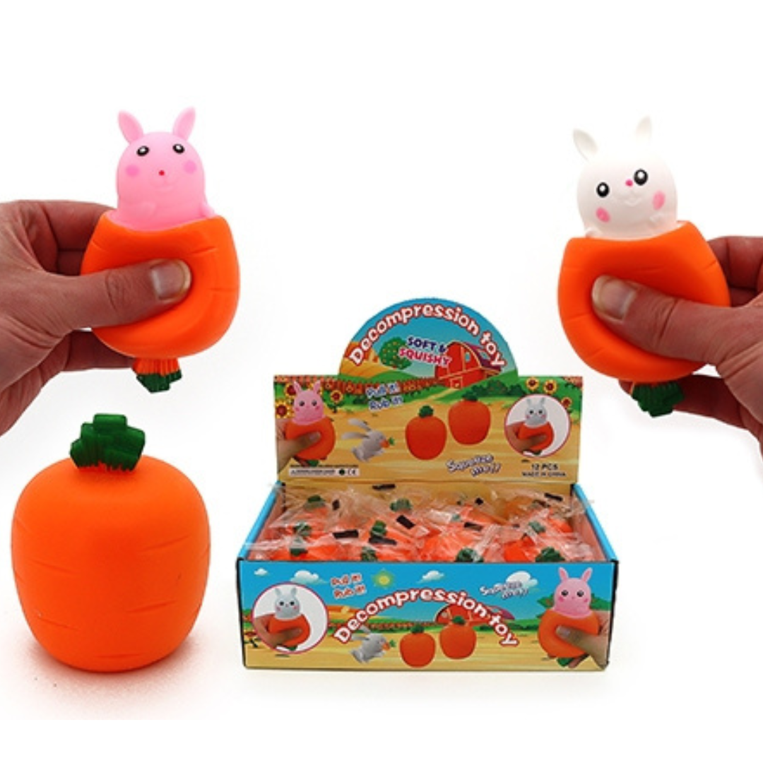 Pop Bunny Carrot Sensory Toy